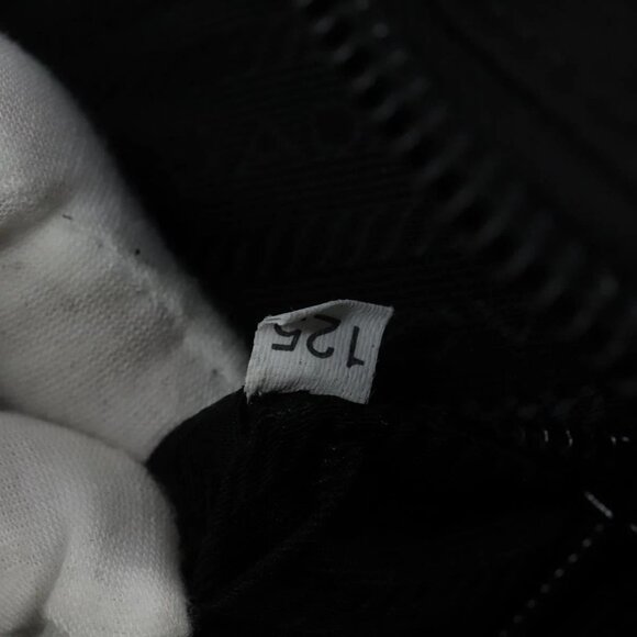 PRADA Business Bag Nylon Black Silver Auth bs30135 - Picture 11 of 16